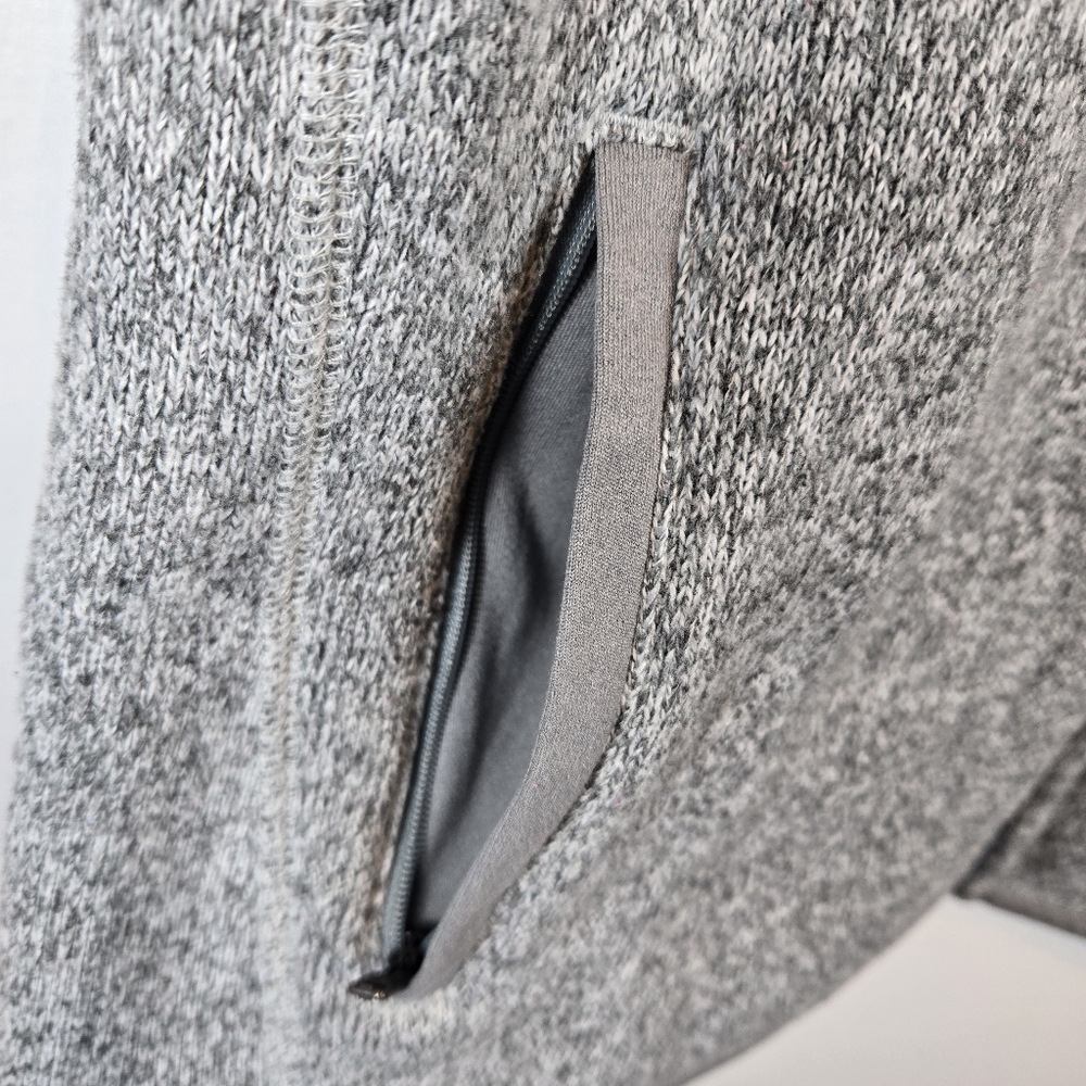 Patagonia Heather Gray Fleece Zip-Up Vest - Picture 6 of 13